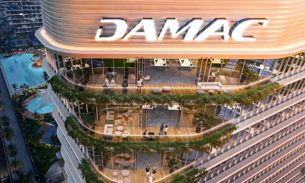 Damac Hills community view showcasing luxury villas