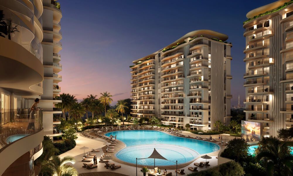 Piazza Roma Damac Lagoons luxury property view